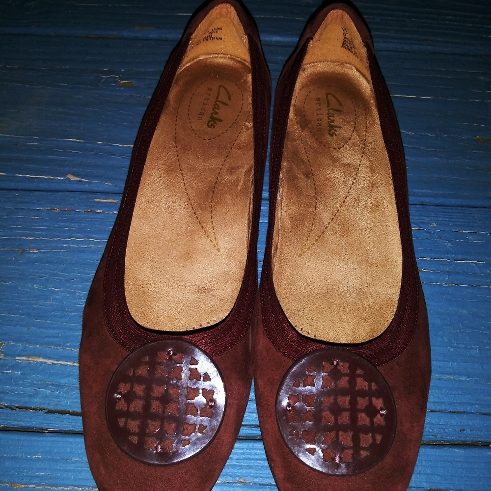 Clarks Comfy Flats Sz 8